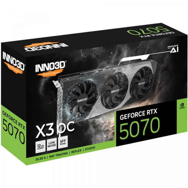 Фото - Видеокарта Inno3D GeForce RTX5070 12GB GDDR7 (N50703-12D7X-195064L)