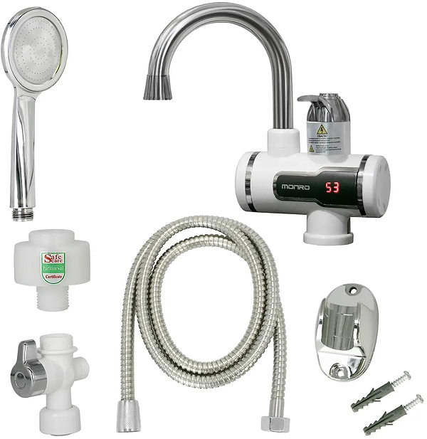 Фото - Водонагреватель проточный MONRO LZ-009LY Фото - Водонагреватель проточный MONRO LZ-009LY