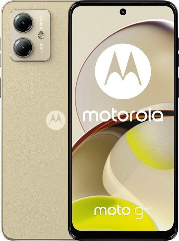 Смартфон Motorola G14 4/128Gb Butter Cream - Фото 1