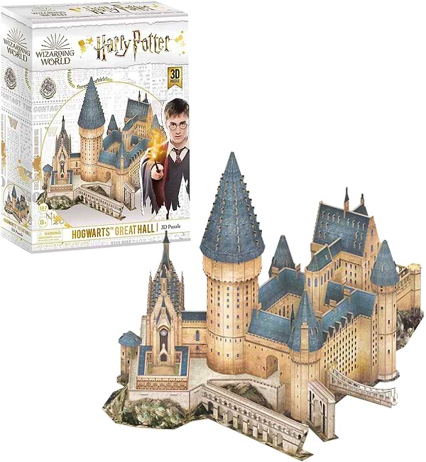 Фото - 3D пазлы Cubic Fun Хогвартс Большой зал Harry Potter (DS1011h)