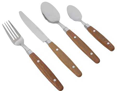 Набор столовых приборов туристических Gimex Cutlery Nature 16 Pieces 4 Person Wood (6960904)