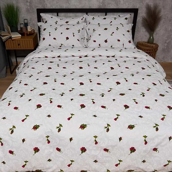 Фото - Комплект постільної білизни Moon&Star Бязь Gold Люкс Romantic Rose (MS-890000463)