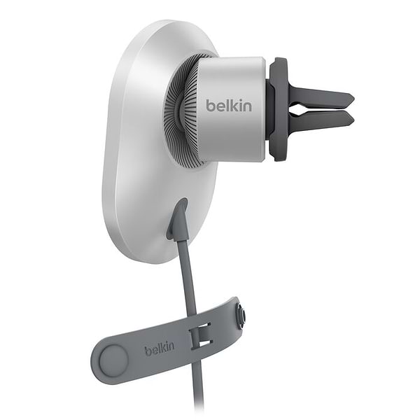 Фото - Автотримач з бездротовою зарядкою Belkin MagSafe Qi2 (WIC008BTGR-V2)