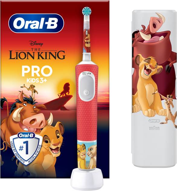 Фото - Зубна щітка електрична Braun D103.413.2KX Lion King