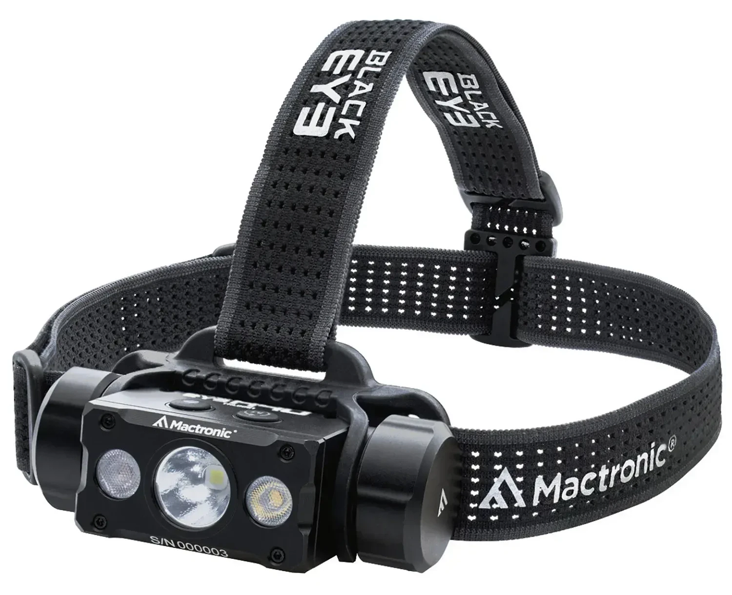 Фонарь налобный Mactronic Black Eye H40 (4000 Lm) Cool White/Red LED Rechargeable Type-C (THL0061)
