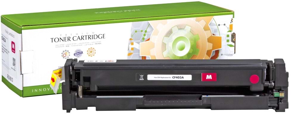 Картридж для цветных лазерных принтеров Static Control HP CLJ CF403A (201A) 1.4k Magenta (002-01-SF403A) - Фото 1