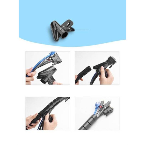 Фото - Органайзер для зберігання кабелів UGREEN LP121 Protection Tube DIA 25mm 5m Black (30820)