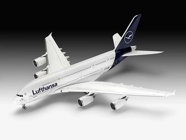 Фото - Набор для моделирования техники Revell Самолет Airbus A380-800 Lufthansa новая ливрея (RVL-03872)