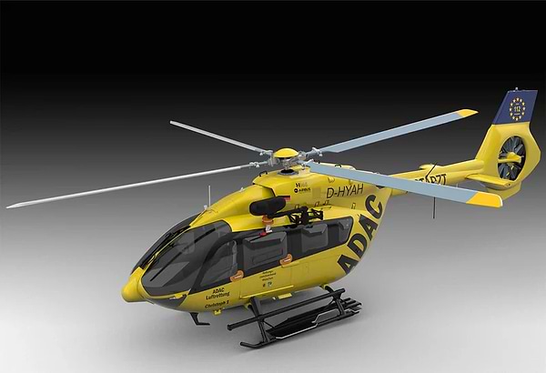 Фото - Набір для моделювання техніки Revell Геликоптер Airbus H145 ADAC Рятувальна служба (RVL-04969)