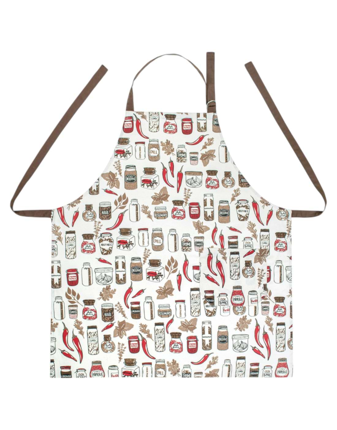 Фартух Home Line Полупанама спеції коричневий (179976)