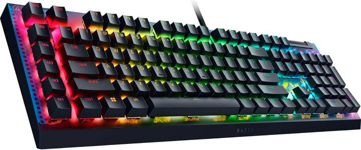 Фото - Клавіатура дротова ігрова Razer BlackWidow V4 X, Yellow Switch, Fortnite (RZ03-04703600-R3M1)