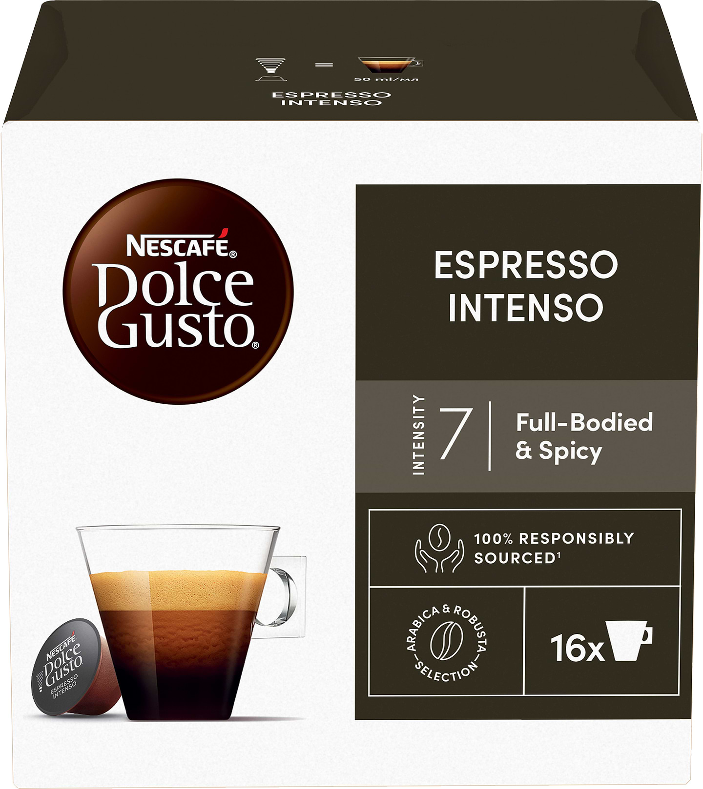 Кава у капсулах Nescafe DOLCE GUSTO Espresso Intenso 112 г - Фото 1