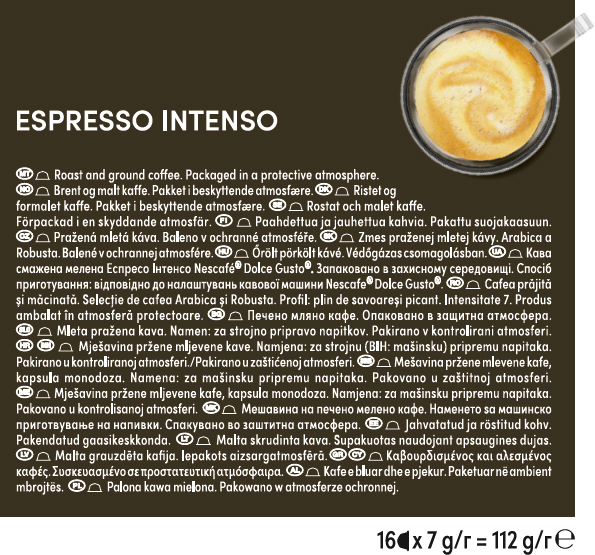 Фото - Кофе в капсулах Nescafe DOLCE GUSTO Espresso Intenso 112 г
