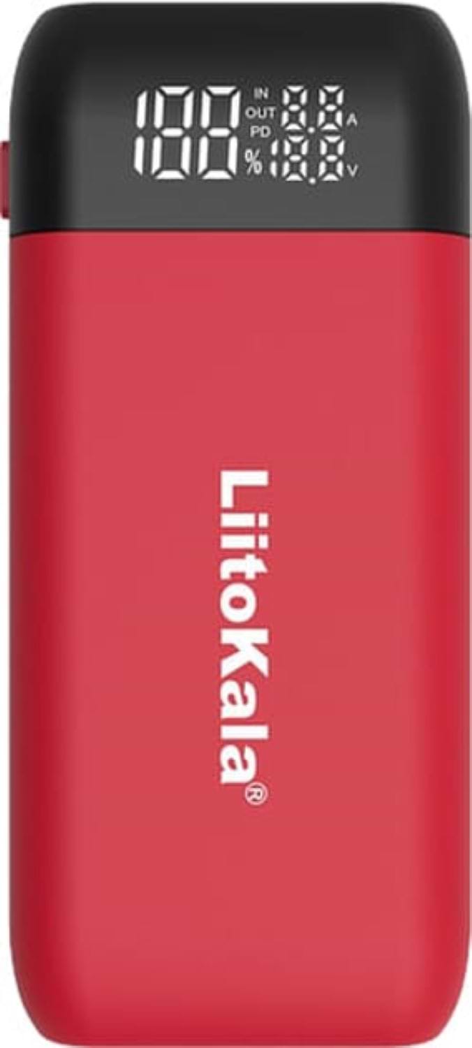 Батарея мобільна LiitoKala Lii-MP2 PowerBank Red QC3.0&PD3.0 - Фото 1