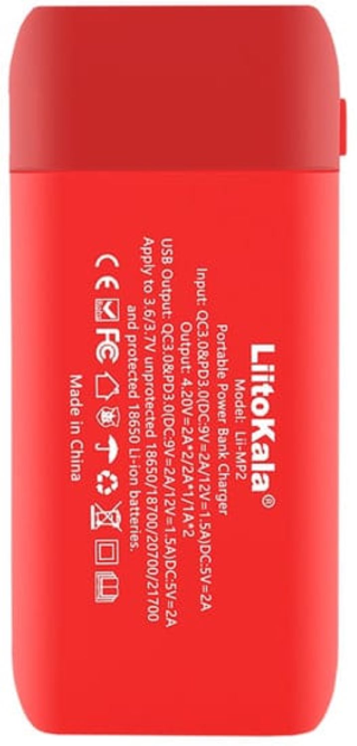 Фото - Батарея мобільна LiitoKala Lii-MP2 PowerBank Red QC3.0&PD3.0