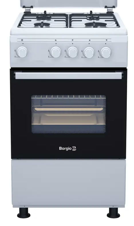 Плита газовая Borgio GG 540 W M - Фото 1