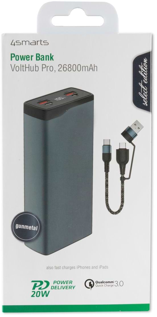Фото - Уценка - Батарея мобильная 4smarts VoltHub Pro 26800 mAh
