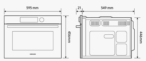 Фото - Духовой шкаф электрический Samsung NQ5B4553FBS/WT