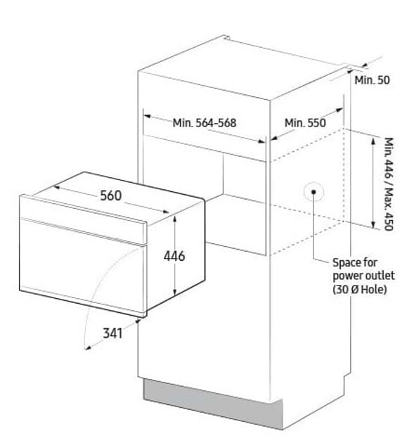 Фото - Духовой шкаф электрический Samsung NQ5B4553FBS/WT