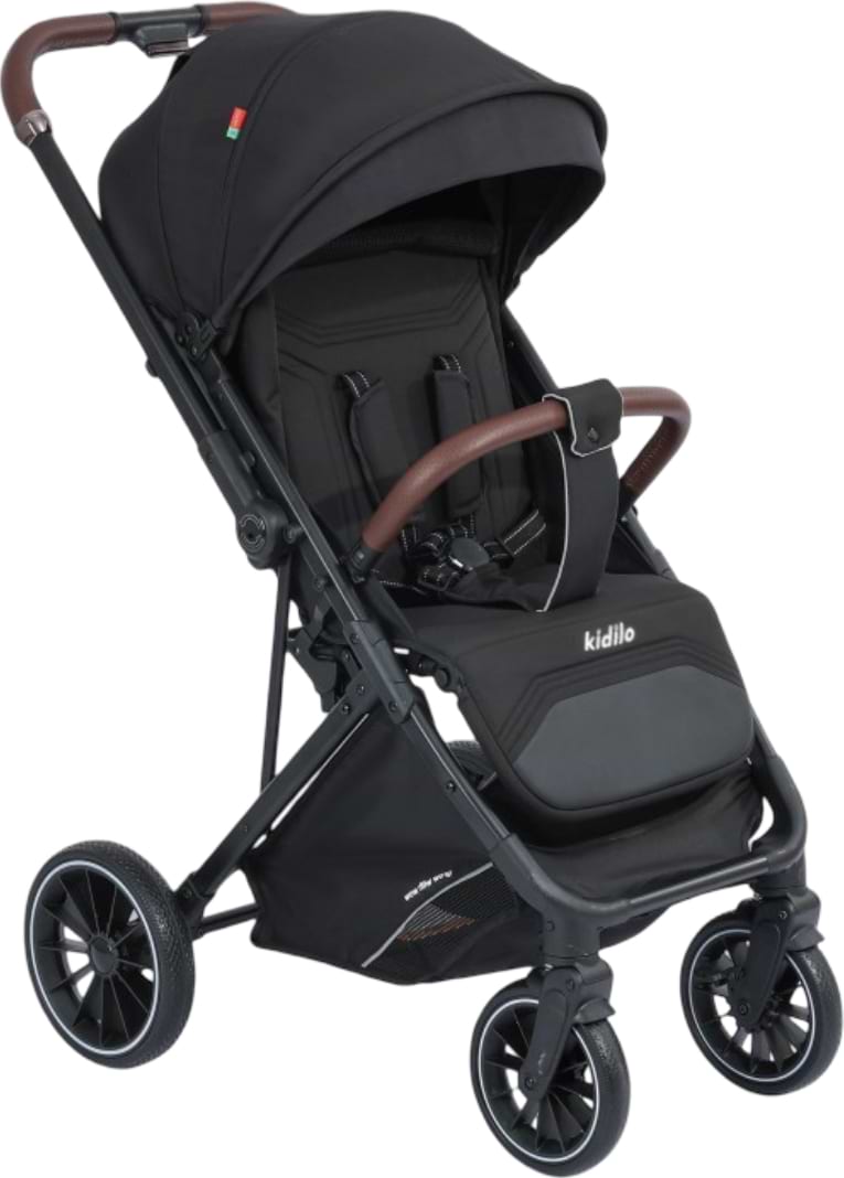 Коляска прогулянкова Kidilo 6530B Black - Фото 1