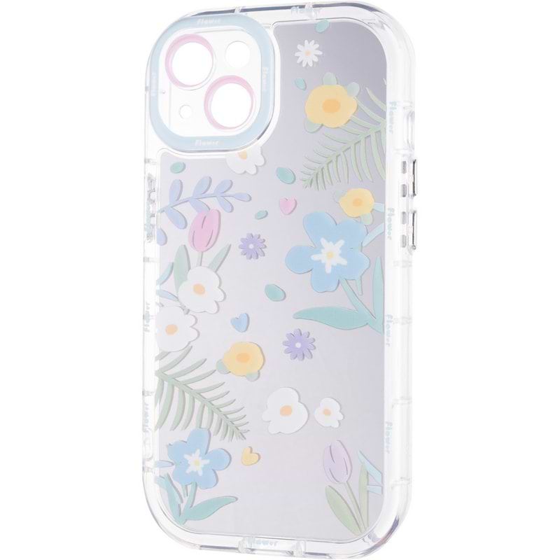 Фото - Чохол для смартфону Gelius Mirror Case for iPhone 13 Flowers (101625)