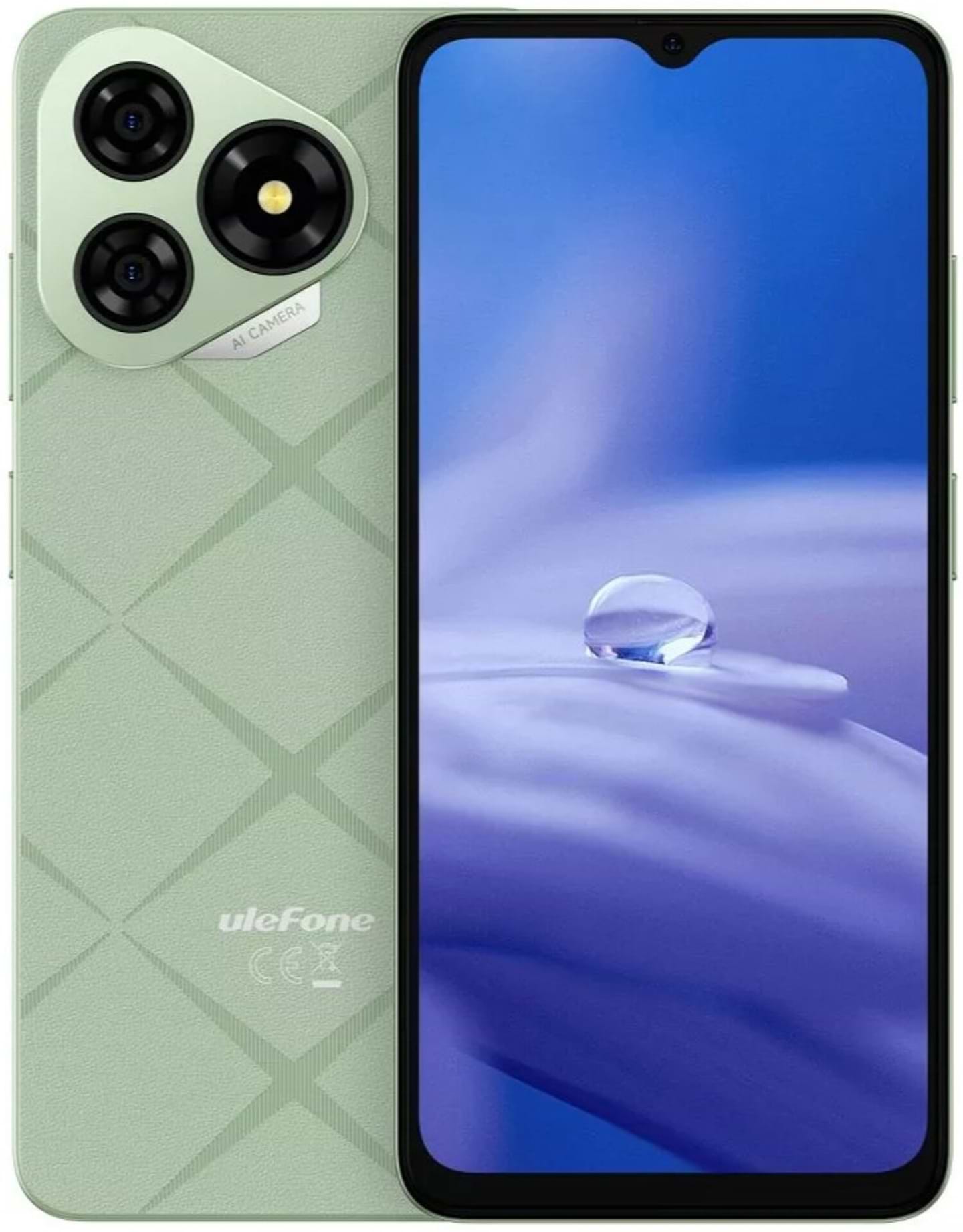 Смартфон Ulefone Note 19 3/32Gb 4G Nebula Green - Фото 1