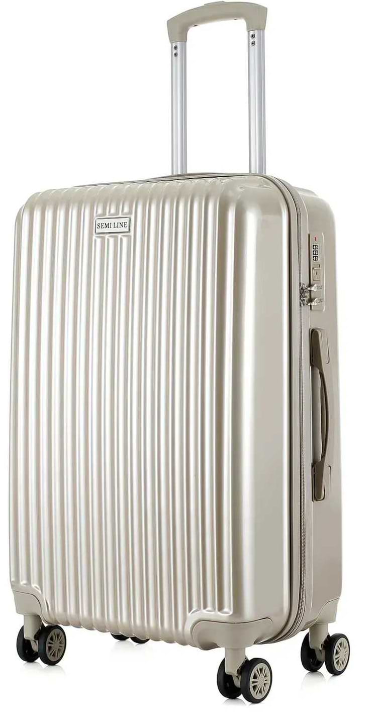 Чемодан Semi Line 24" (M) Gold (T5954-2)