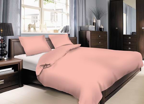 Фото - Підковдра полуторна Zastelli бязь 14-1418 Peach Melba 145х210 см (22585)