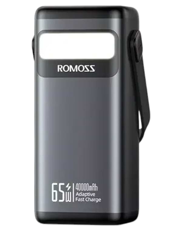 Фото - Батарея мобільна Romoss 40000mAh PMT40 65W (PMT40-182-2133H) Black