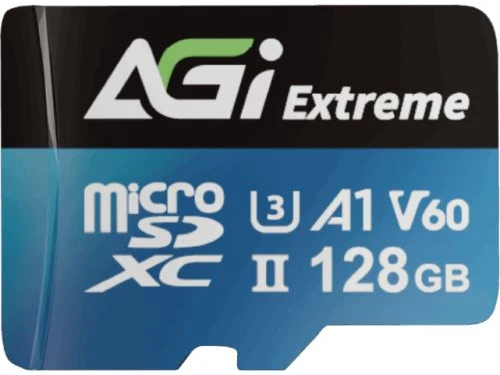 Карта пам'яті AGI microSDXC 128Gb Extreme TF238 (UHS II U3 V60 A1) Retail + adapter (AGI128GV6TF238-CB)