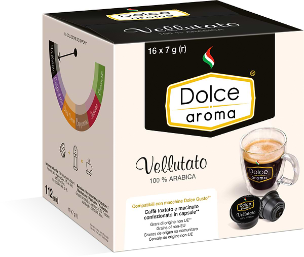 Фото - Кава у капсулах Dolce Aroma Vellutato DG 16 шт.