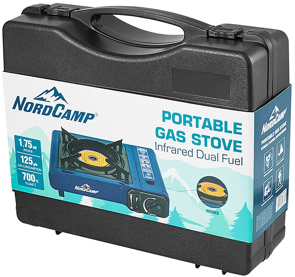 Фото - Пальник газовий Nord Camp 1,75 кВт Infrared Dual fuel (NC10130)
