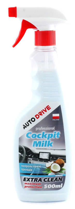 Поліроль для авто Auto Drive Cockpit Milk Кокос 500 мл (AD0053)