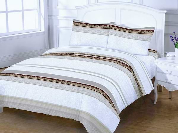 Фото - Пододеяльник двуспальный Zastelli бязь 2847 E Beige 175x210 см Разноцветная (17504)