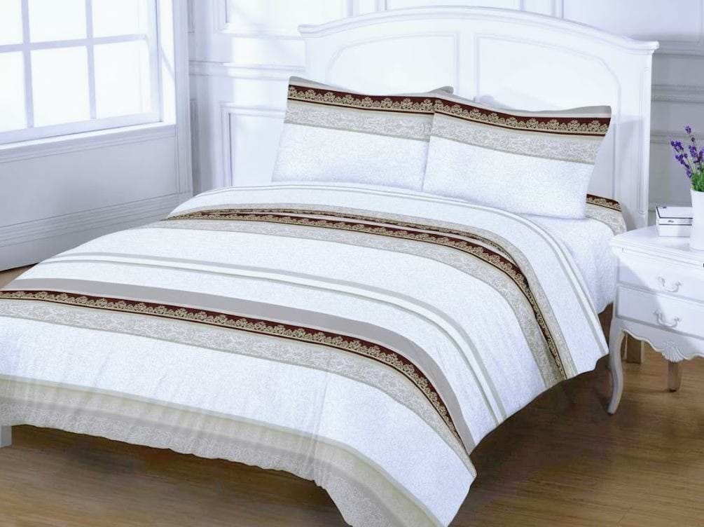 Пододеяльник двуспальный Zastelli 2847 E Beige 200x220 см Разноцветная (17541)