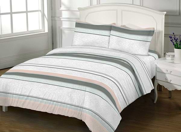 Фото - Пододеяльник двуспальный Zastelli бязь 2847 C Grey 175x210 см Разноцветная (21587)