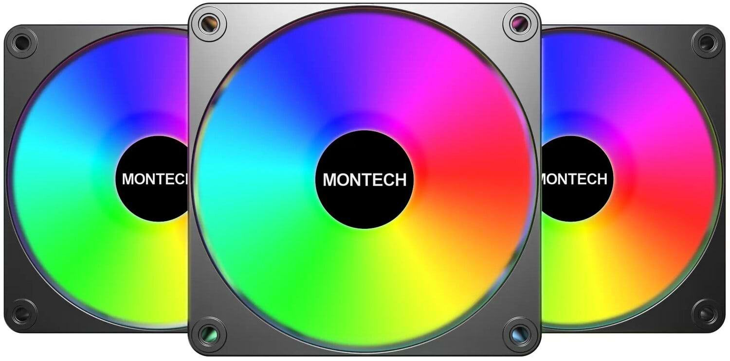 Корпусный вентилятор Montech GF120 V2 ARGB PWM 3I1(B)