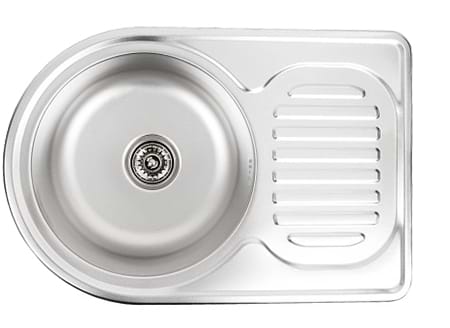 Мойка кухонная Platinum ДЕКОР 6745 (0,8/180 мм)