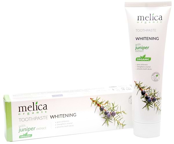 Фото - Зубная паста Melica Отбеливающая с экстрактом можжевельника (4770416002221)