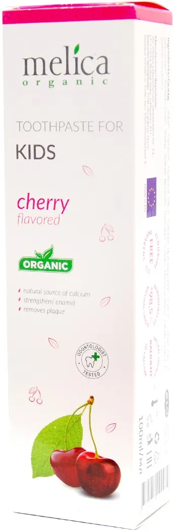 Фото - Зубна паста дитяча Melica Вишня 100 мл (4770416002269)