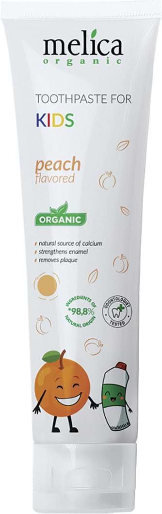 Зубна паста дитяча Melica Персик 100 мл (4770416003617)