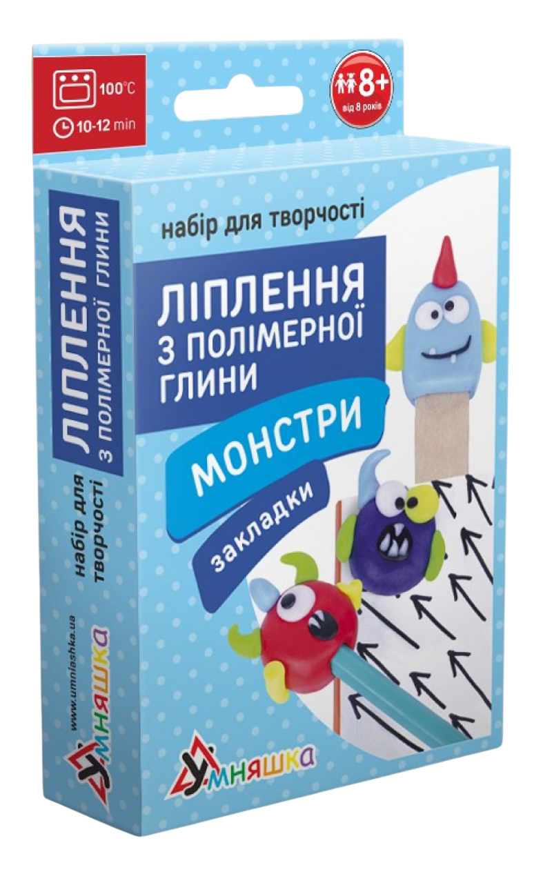 Лепка из глины Умняшка Закладки Монстры (ПГ-006)