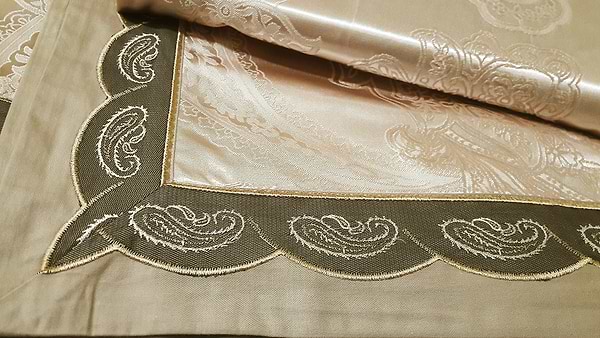 Фото - Комплект постільної білизни Word of Dream 404 Жаккард 2х150х215 Коричневий (14466)