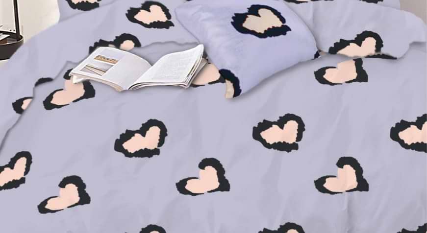 Простирадло двоспальне Zastelli бязь Heart Front 185х220 (18305)