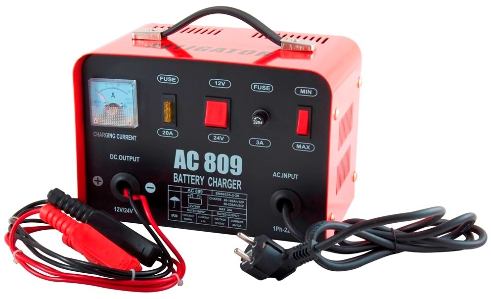 Купити Пускозарядний пристрій ALLIGATOR 20А 12/24V (AC809) - Фото 1 Пускозарядний пристрій ALLIGATOR 20А 12/24V (AC809) - Фото 1