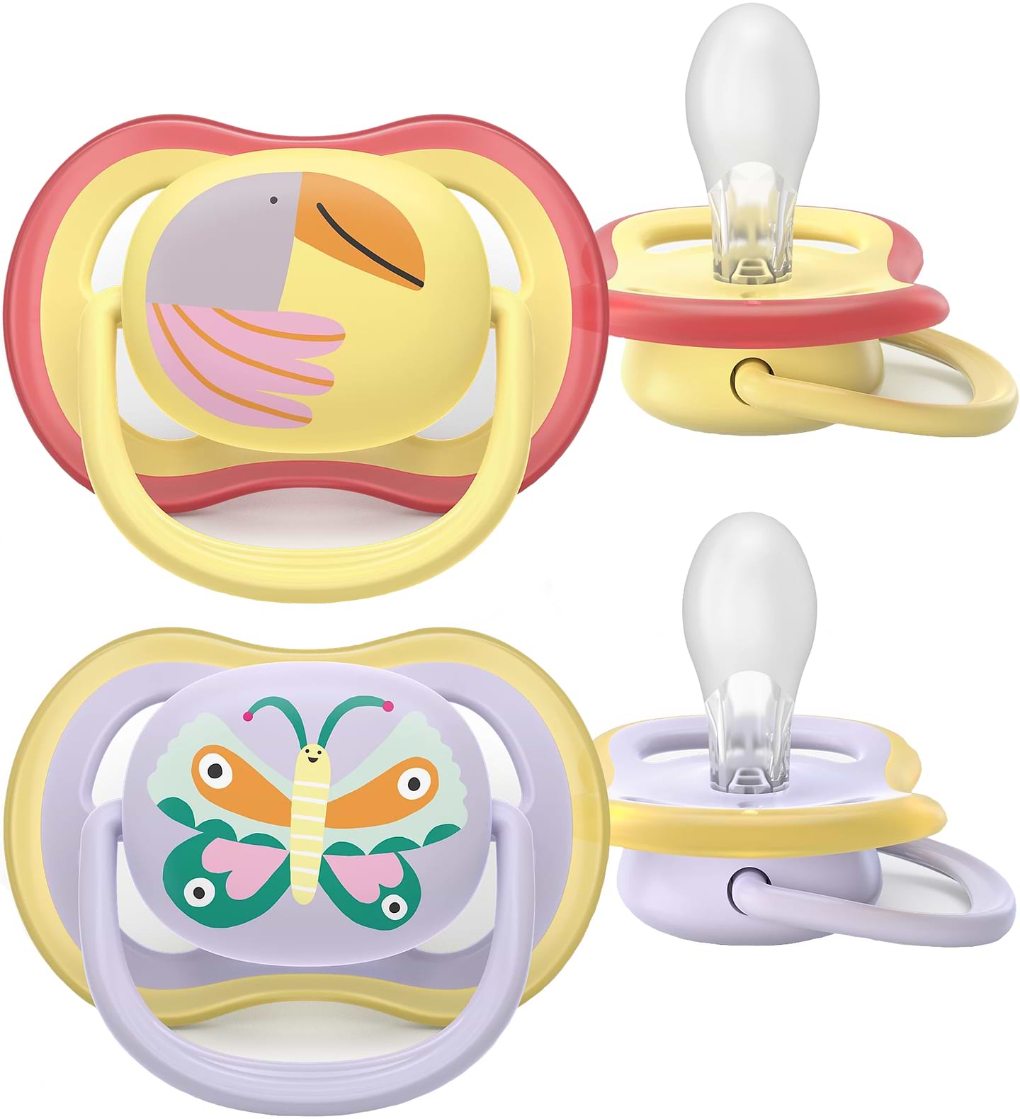 Ортодонтична пустушка Philips Avent Ultra Air, 0-6 міс. (SCF087/04) - Фото 1