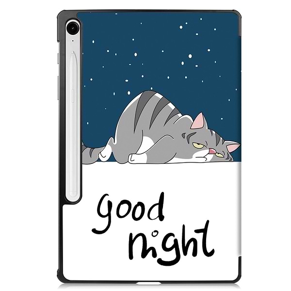 Фото - Чохол для планшета BeCover Smart Case for Samsung Galaxy Tab S9 (SM-X710/SM-X716)/S9 FE (SM-X510/SM-X516B) 11.0'' Good Night (710418)