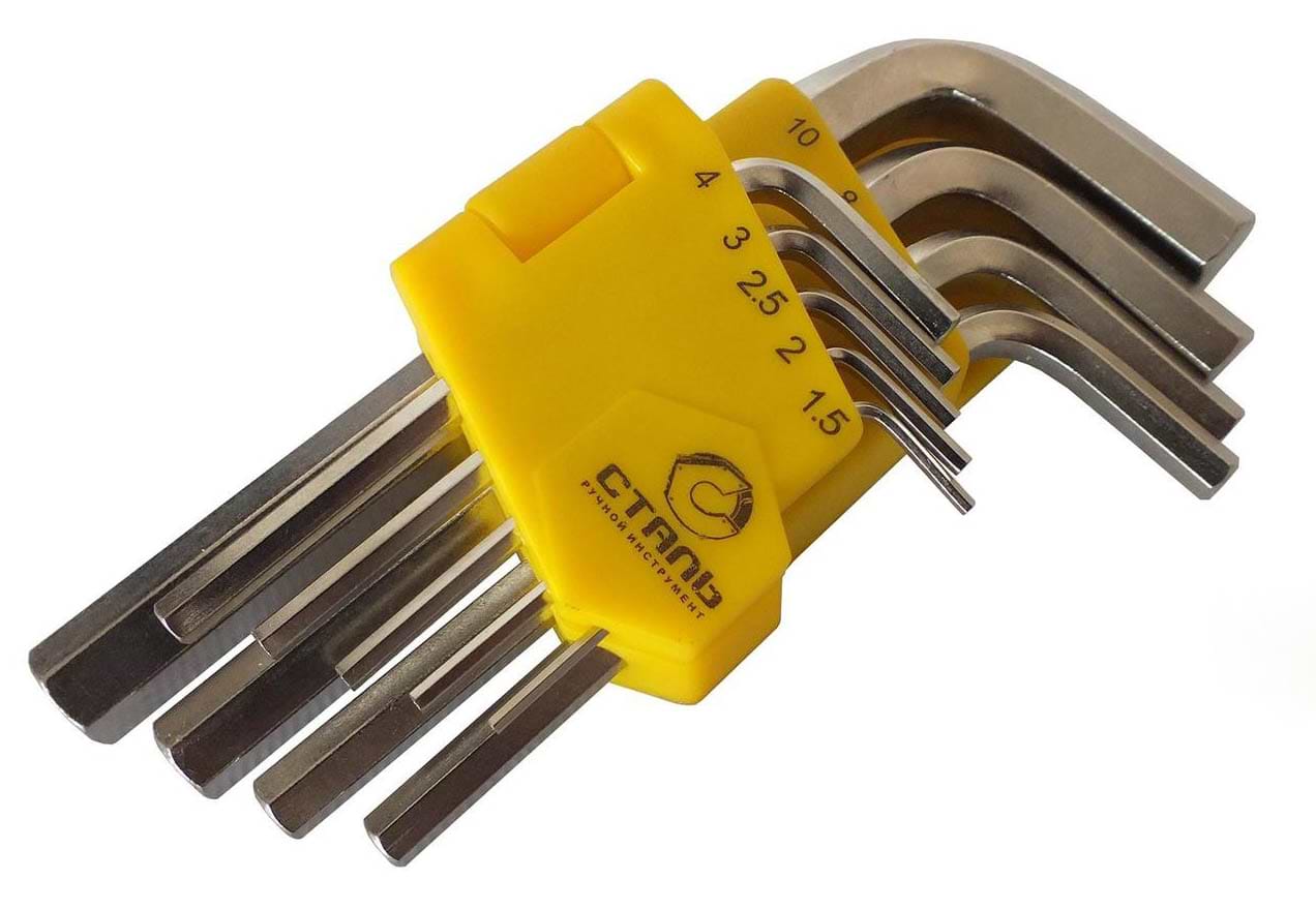 Набір ключів Сталь 9 шт. (48101)