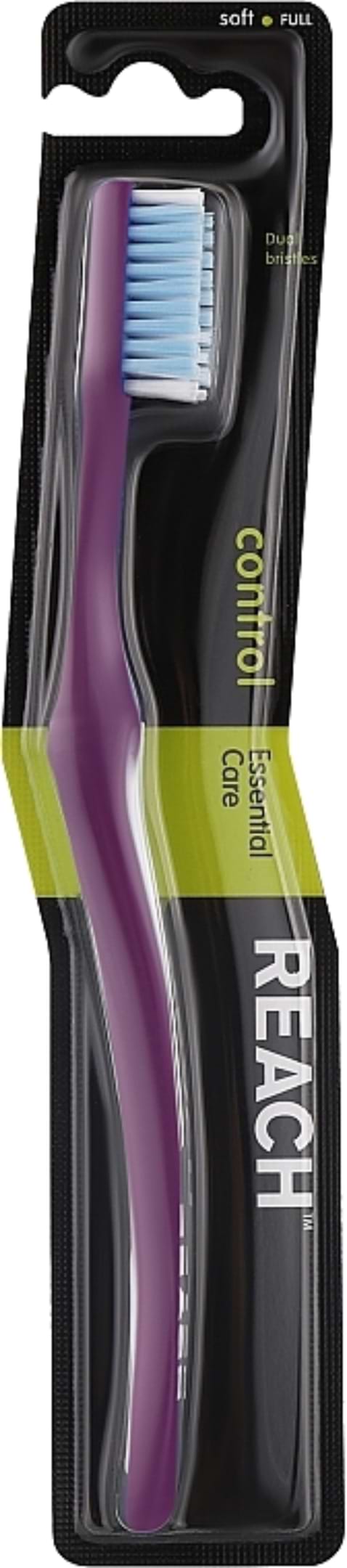 Зубная щетка Reach Полный контроль Средняя/Control Medium Toothbrush фиолетовая 1 шт. (4820019803470)