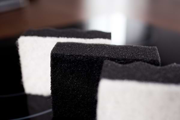 Фото - Набір губок поролонових для миття посуду Добра господарочка B&W Хвиля 6 шт. (4820086522120)